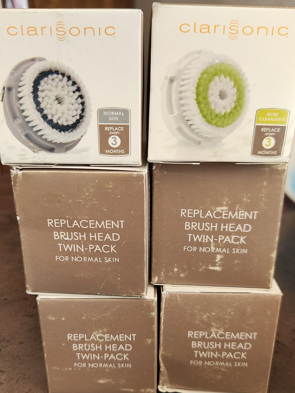 Clarisonic Brush Head Replacement 2 Pack Set of 6